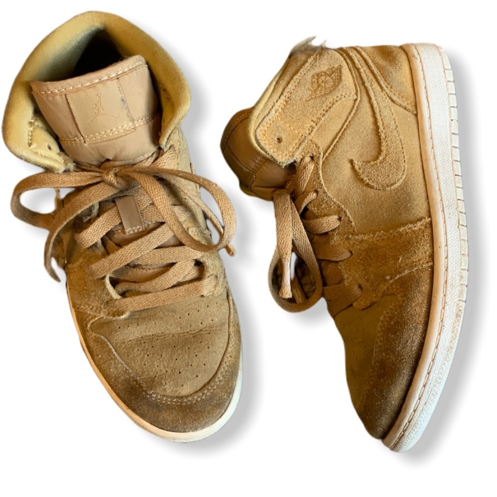 Nike Air Jordan 1 Mid BG Golden Harvest size 3Y